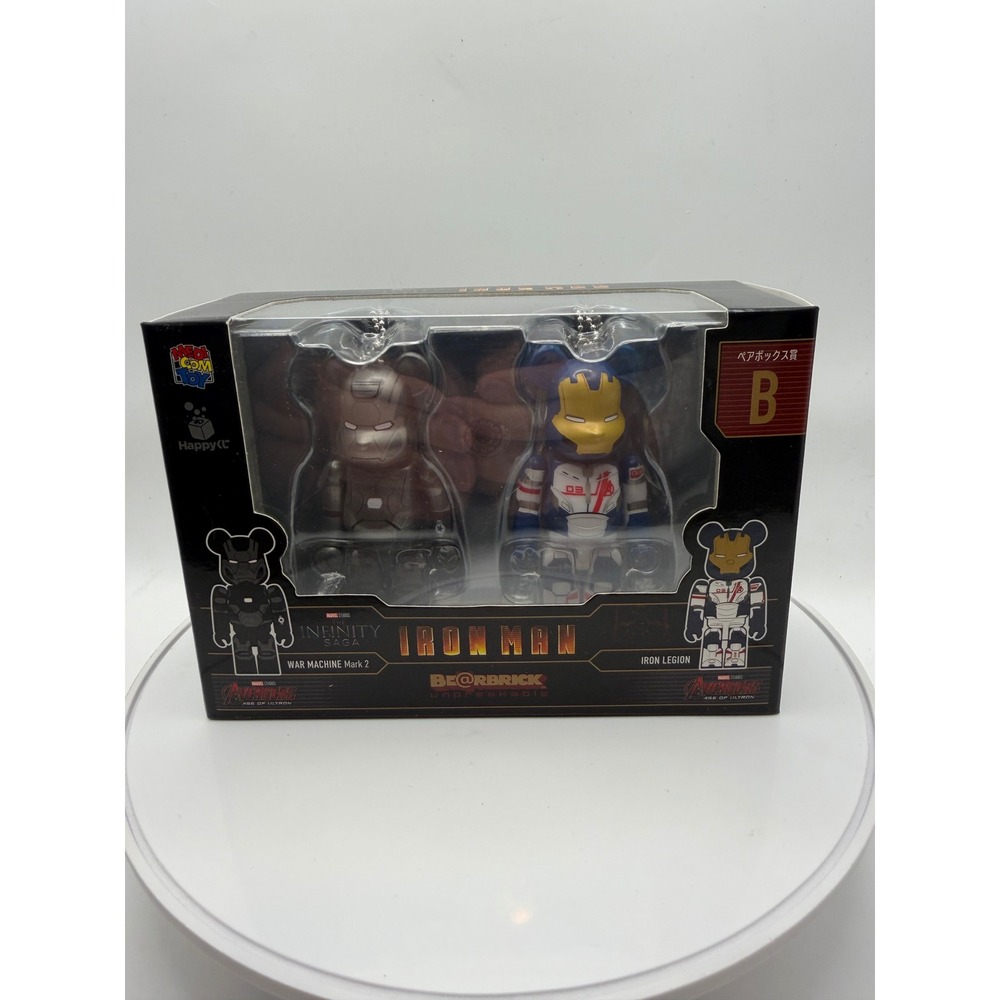 Medicom Be@rbrick Marvel Infinity Saga War Machine Mark 2 Iron Legion 2-Pack B